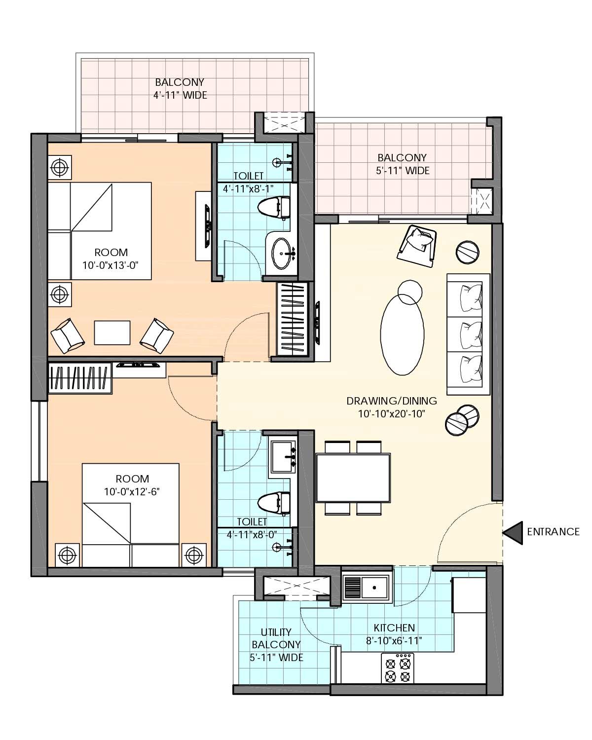  M3M Skycity Floor Plan